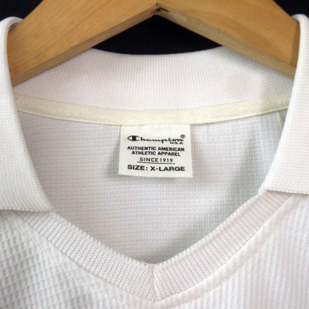 Champion(チャンピオン)のチャンピオン CHAMPION ポロシャツ ワッフル サーマル ライン 半袖  メンズのトップス(ポロシャツ)の商品写真