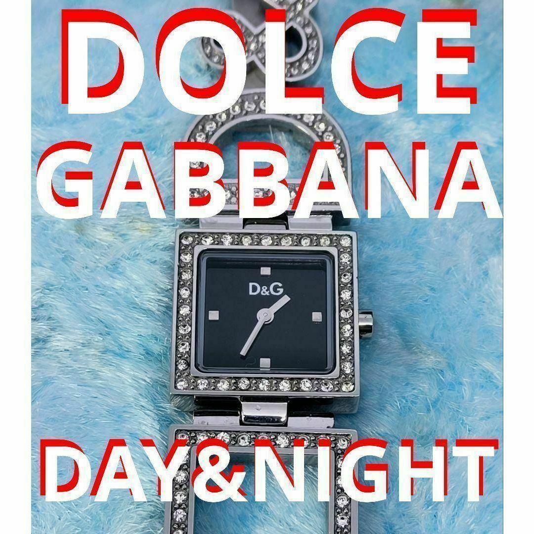 DOLCE&GABBANA(ドルチェアンドガッバーナ)の定価5万円　ドルチェ＆ガッバーナ　腕時計　ドルガバ 　D&G　動作品 レディースのファッション小物(腕時計)の商品写真