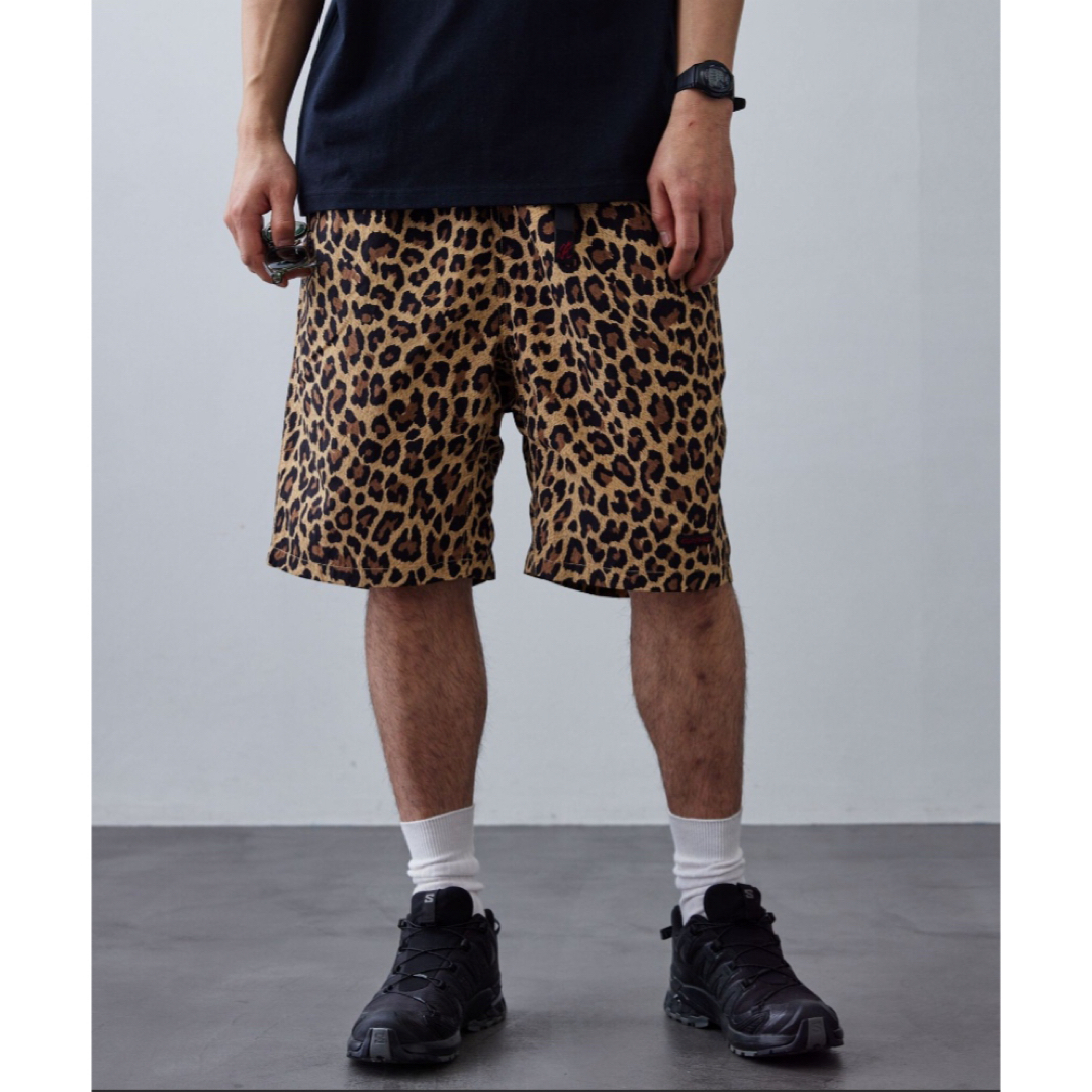 GRAMICCI(グラミチ)のXXL 希少GRAMICCI グラミチ　ショートパンツ　レオパード　豹柄 メンズのパンツ(ショートパンツ)の商品写真