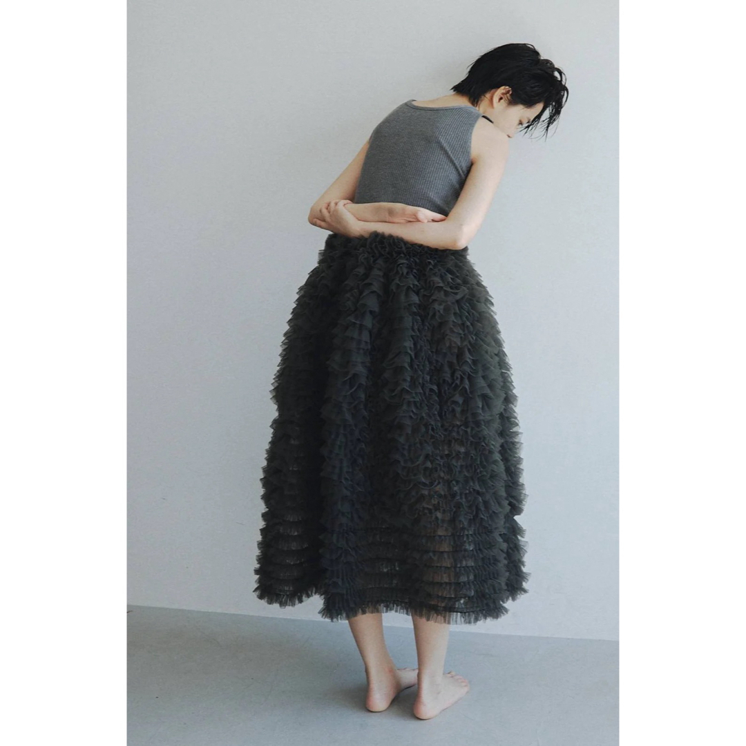 DARLENE SHUSHU SKIRT gray レディースのスカート(ロングスカート)の商品写真