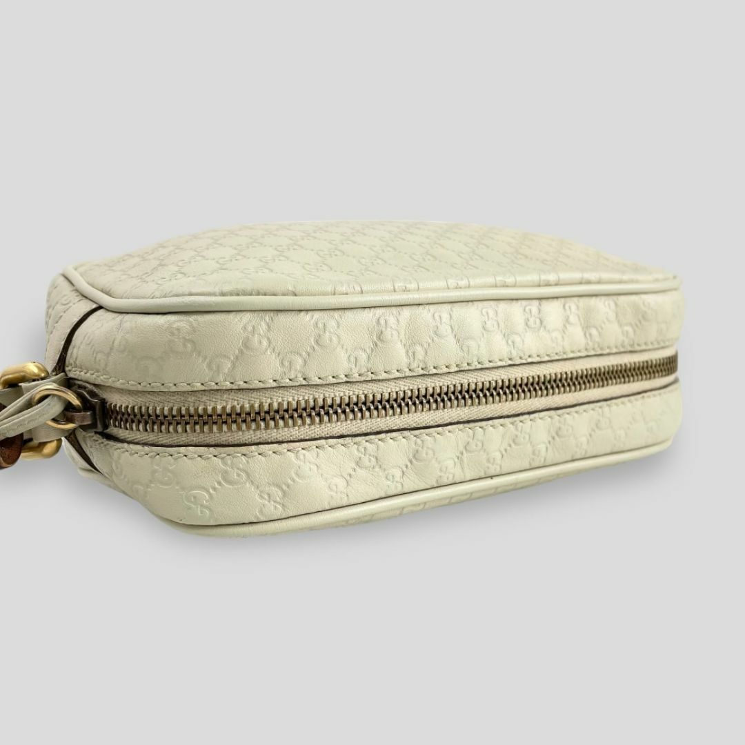 Gucci(グッチ)のほぼ未使用■GUCCI■ マイクログッチ シマ バンブータッセル ディスコバッグ レディースのバッグ(ショルダーバッグ)の商品写真