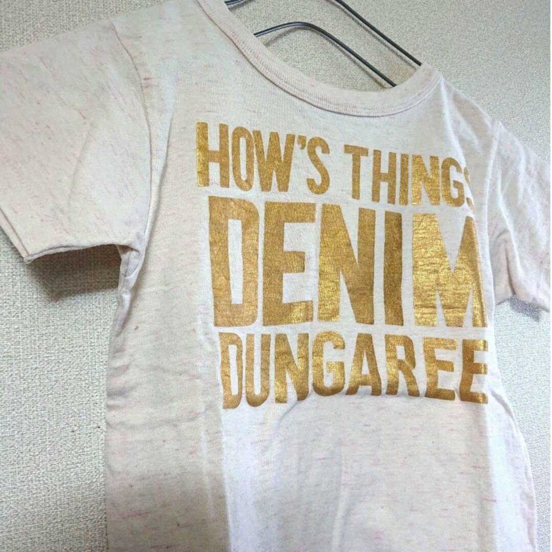 DENIM DUNGAREE(デニムダンガリー)の《DENIM&DUNGAREE》英字 Tシャツ キッズ/ベビー/マタニティのキッズ服女の子用(90cm~)(Tシャツ/カットソー)の商品写真