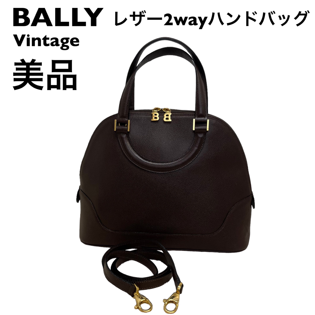 Bally(バリー)の【美品】BALLY バリー　レザー　サフィアーノ　2way ハンドバッグ レディースのバッグ(ハンドバッグ)の商品写真