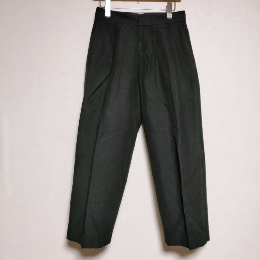 MARGARET HOWELL(マーガレットハウエル)のMARGARET HOWELL 578-9143010 LINEN COTTON TROUSERS リネンコットントラウザーズ パンツ 2019 ブラック レディース マーガレットハウエル【中古】4-0418M∞ レディースのパンツ(その他)の商品写真