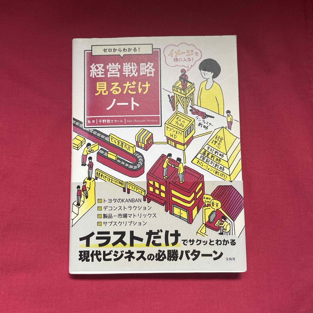 ゼロからわかる！経営戦略見るだけノート エンタメ/ホビーの本(ビジネス/経済)の商品写真