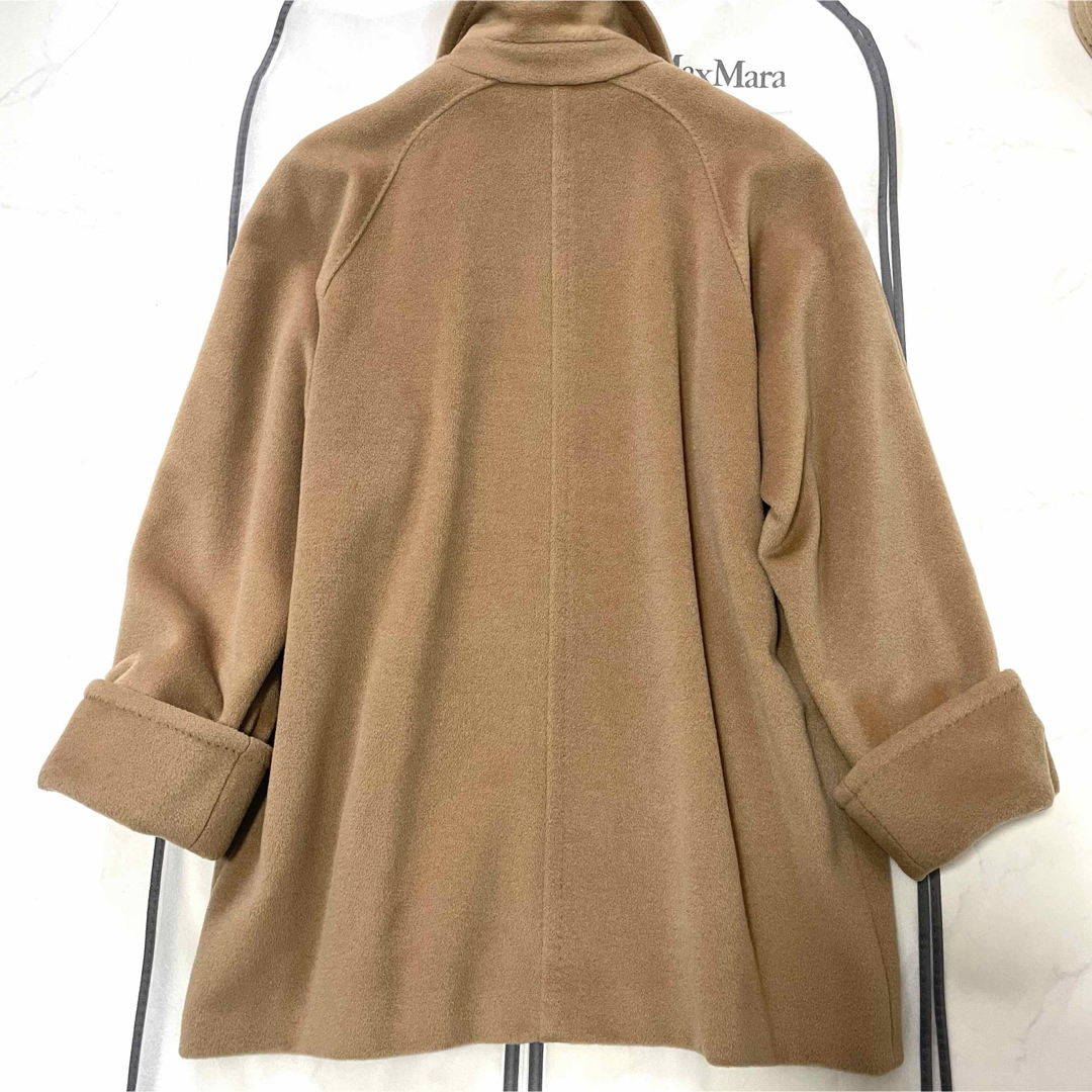 Max Mara(マックスマーラ)の極美品 MaxMara 最高峰白タグ カシミヤブレンドコート 42 レディースのジャケット/アウター(ロングコート)の商品写真