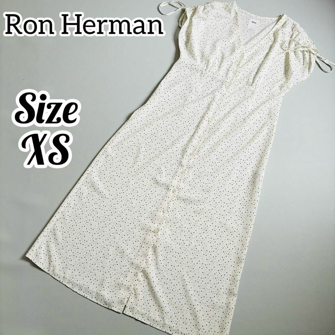 Ron Herman(ロンハーマン)の【美品】Ron Herman ロンハーマン ロングワンピース フレンチスリーブ レディースのワンピース(ロングワンピース/マキシワンピース)の商品写真