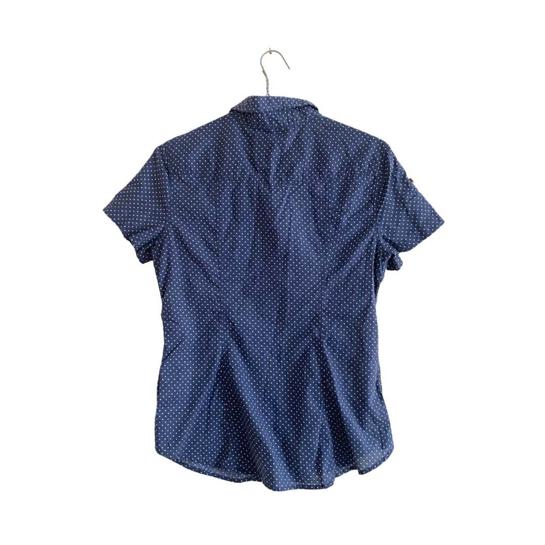 H&M(エイチアンドエム)の【H&M】トップス　ドット柄 半袖シャツ レディースのトップス(シャツ/ブラウス(半袖/袖なし))の商品写真