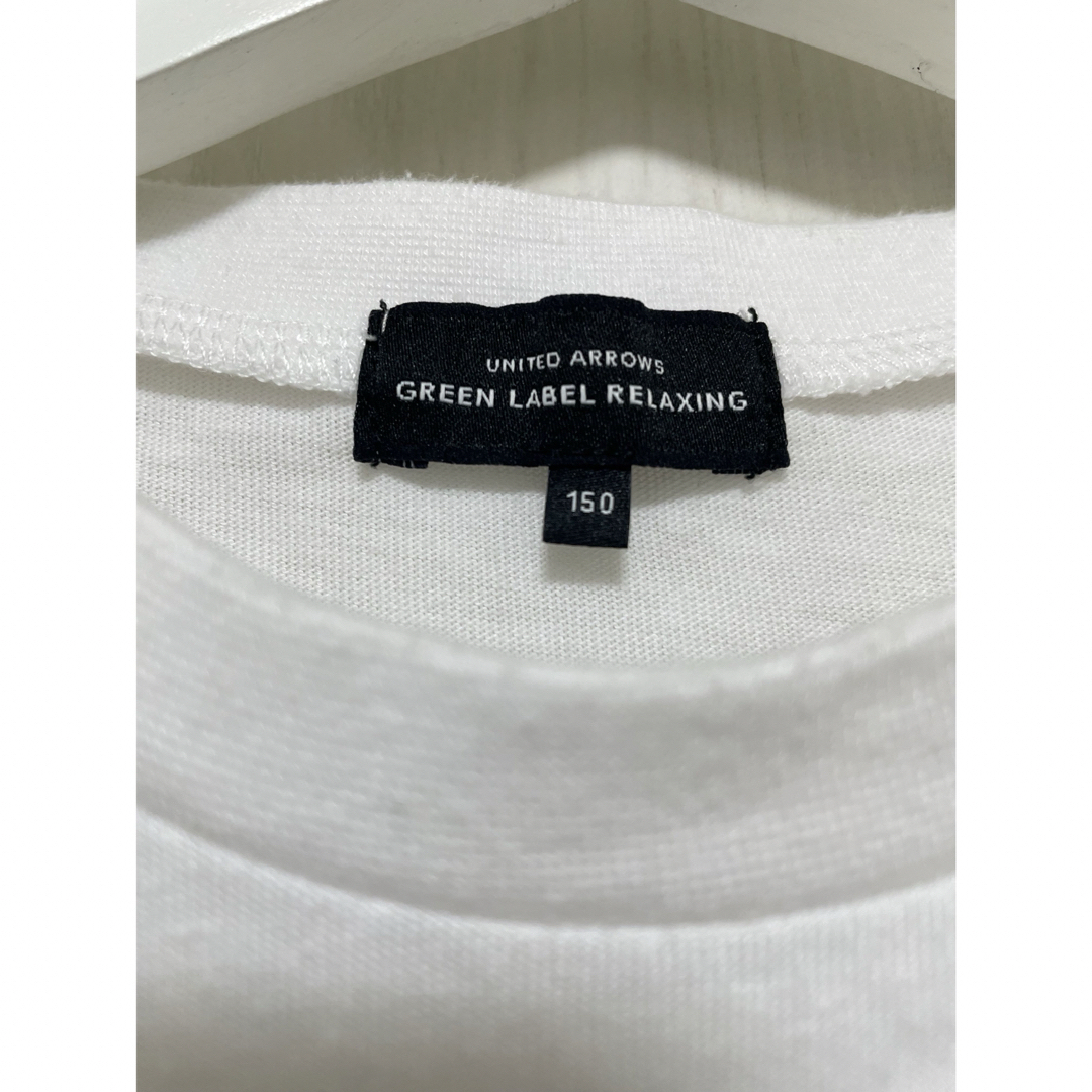 UNITED ARROWS(ユナイテッドアローズ)のユナイテッドアローズ　グリーンレーベル　キッズ　Tシャツ　シマウマ柄　150㎝ キッズ/ベビー/マタニティのキッズ服女の子用(90cm~)(ブラウス)の商品写真