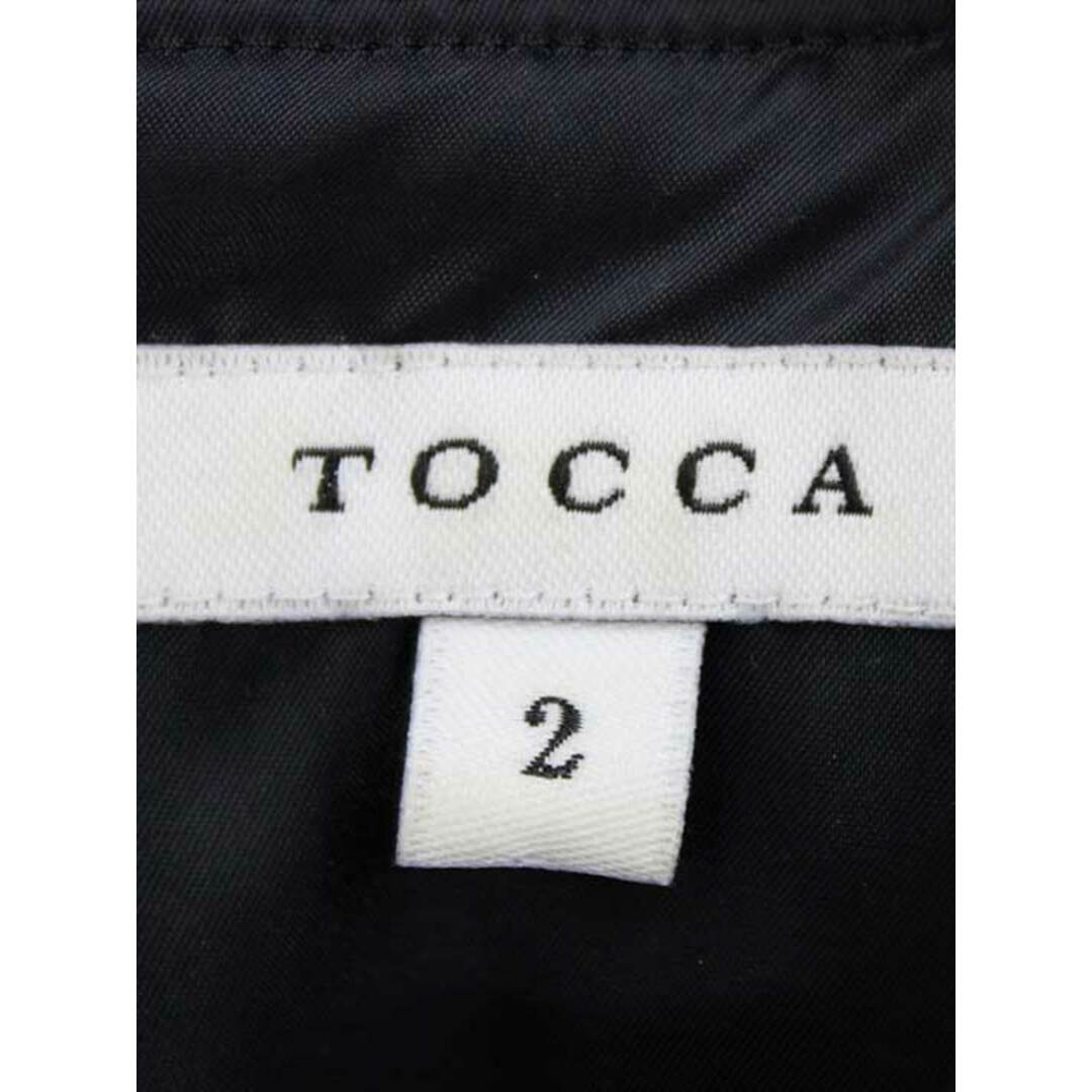 TOCCA(トッカ)の【夏物 新入荷】‡TOCCA/トッカ‡LUMINOUSドレス/ワンピース/フレンチスリーブ/膝下丈 ネイビー/紺 レディース 2【中古】夏春 onepi 624042 レディースのワンピース(その他)の商品写真