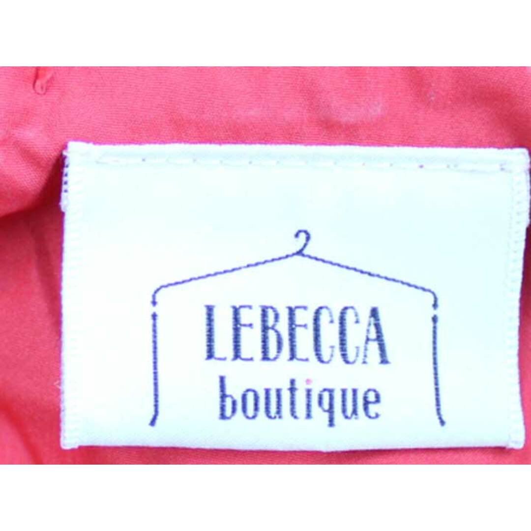 【夏物 新入荷】★LEBECCA boutique/レベッカブティック★総レースワンピース/丸襟/かわいい/おしゃれ/フェミニン/ワンピース/半袖/マキシ丈 レッド/赤 レディース F【中古】夏 724042 レディースのワンピース(その他)の商品写真