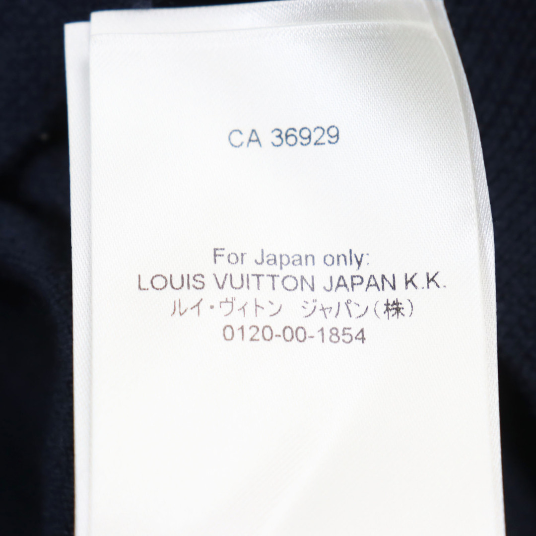 LOUIS VUITTON(ルイヴィトン)の【ドンドン見直し】良品○LOUIS VUITTON ルイヴィトン NIGO ニゴー 22SS HMN05W ウール100% インタルシアハートロゴ ジャガード織 タートルネック ニット/セーター ネイビー S イタリア製 正規品 メンズ メンズのトップス(ニット/セーター)の商品写真