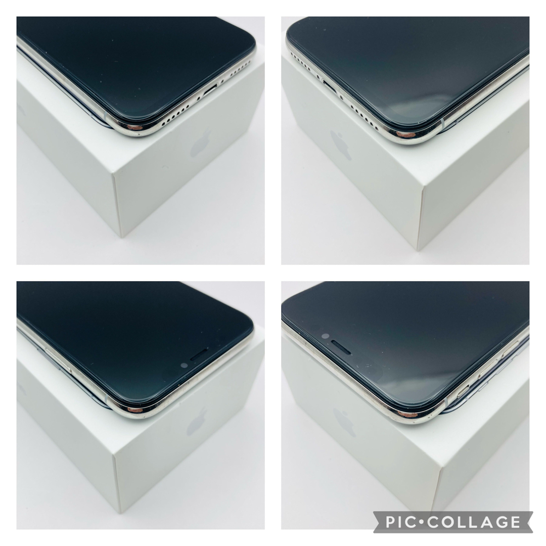 Apple(アップル)のiPhone X Silver 256GB SIMフリー端末 新品 電池100% スマホ/家電/カメラのスマートフォン/携帯電話(スマートフォン本体)の商品写真