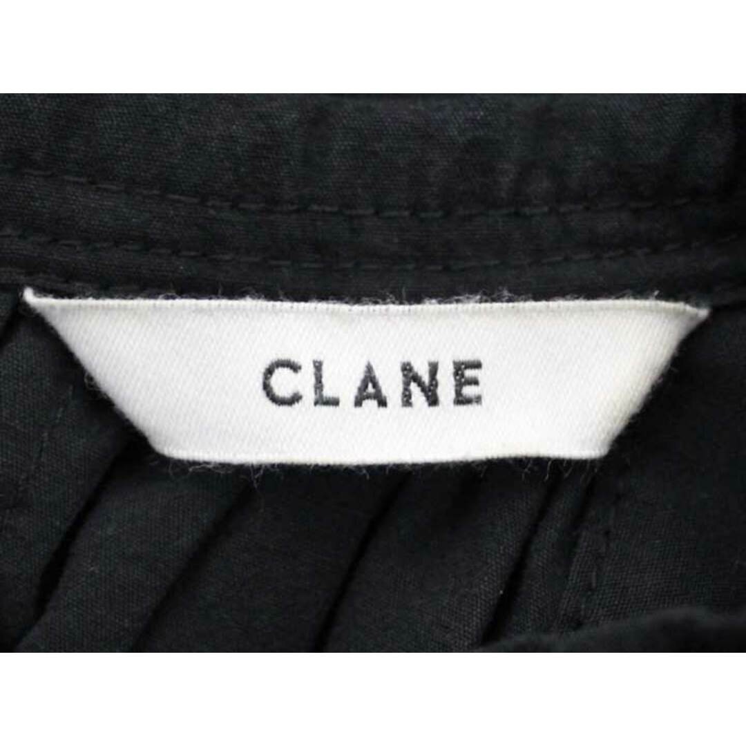 CLANE(クラネ)の【夏物 新入荷】☆CLANE/クラネ☆ボリュームパフスモックワンピース/ワンピース/プルオーバー/無地/半袖/ミモレ丈 ブラック/黒 レディース 1【中古】夏 onepi 034042 レディースのワンピース(その他)の商品写真