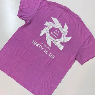 US 輸入　Tシャツ　希少　YMCA Louisiana パープル　紫(Tシャツ/カットソー(半袖/袖なし))