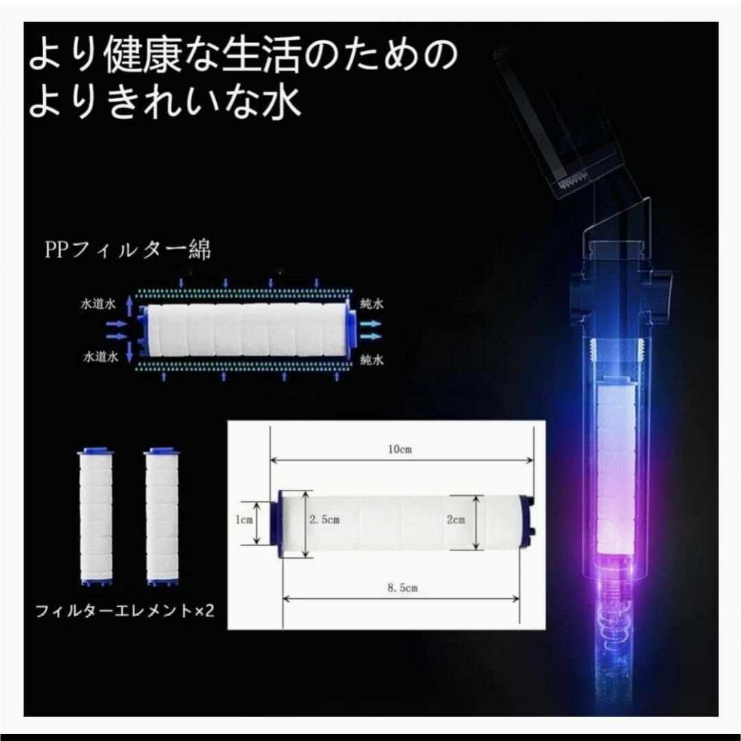 KFLING 高圧シャワー 節水シャワー ビジュアルターボファ インテリア/住まい/日用品のインテリア/住まい/日用品 その他(その他)の商品写真