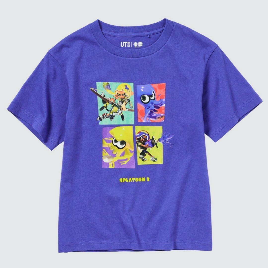 UNIQLO(ユニクロ)のユニクロ スプラトゥーン3 Tシャツ 110 キッズ/ベビー/マタニティのキッズ服男の子用(90cm~)(Tシャツ/カットソー)の商品写真