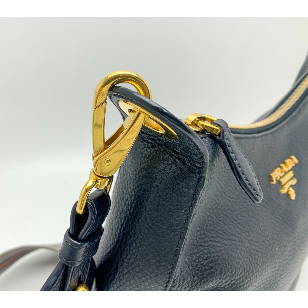 PRADA(プラダ)のPRADA プラダ 黒 ブラック ヴィッテロ ダイノ ショルダーバッグ 1BC052 バック 鞄 カバン ブランド レディースのバッグ(ショルダーバッグ)の商品写真