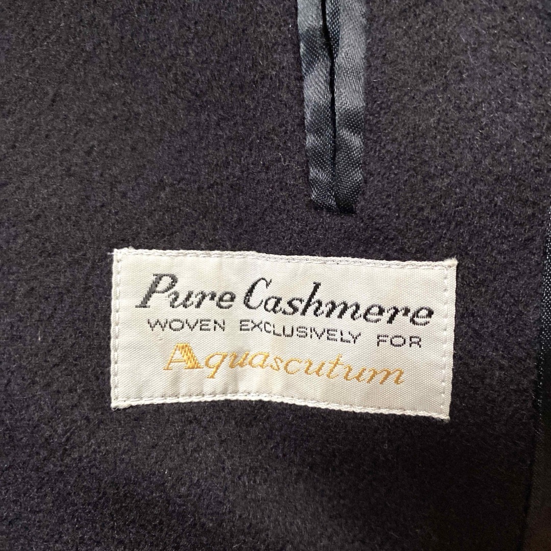 AQUA SCUTUM(アクアスキュータム)の1980s Vintage Aquascutum  Cashmere Coat メンズのジャケット/アウター(ステンカラーコート)の商品写真