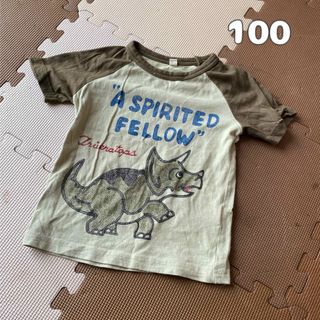 【子供用品】恐竜柄Tシャツ(Tシャツ/カットソー)