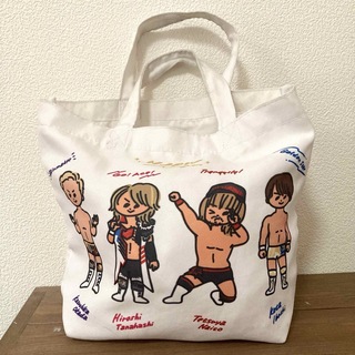 アソコ(ASOKO)の新日本プロレス バッグ オカダ 棚橋 内藤哲也 飯伏幸太 ランチバッグ(トートバッグ)