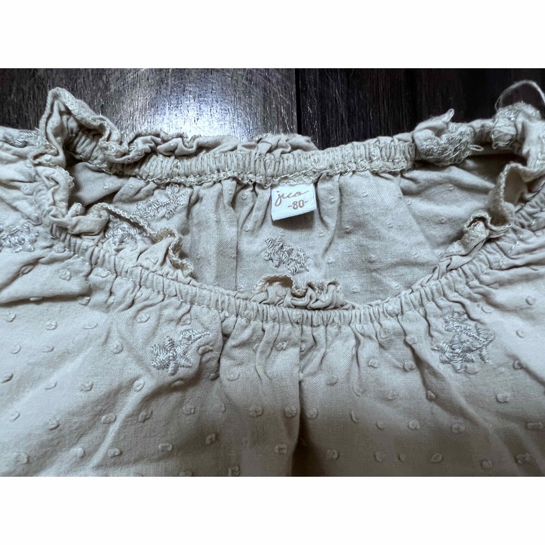 しまむら(シマムラ)のロンパース　夏　80サイズ　 キッズ/ベビー/マタニティのベビー服(~85cm)(ロンパース)の商品写真