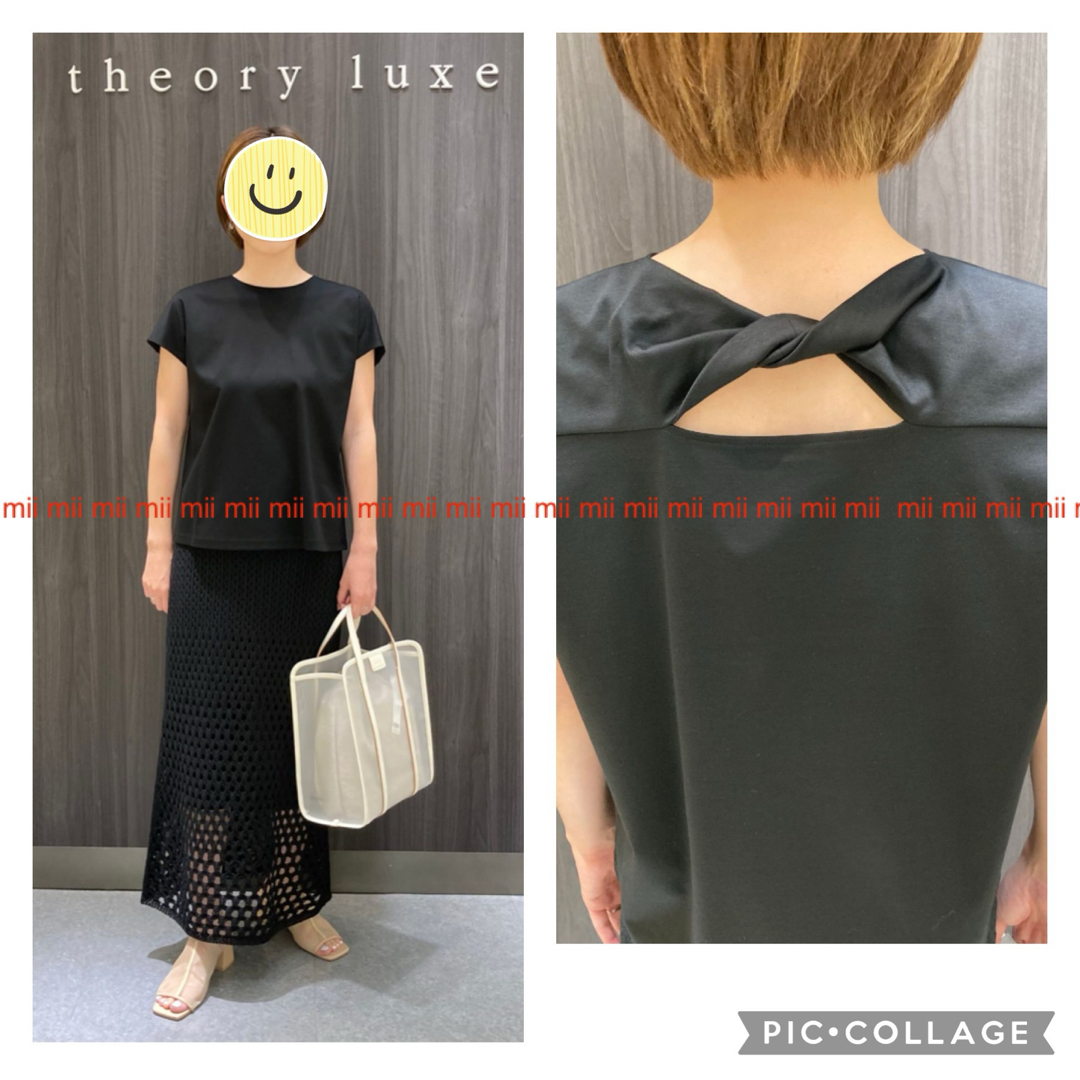 Theory luxe(セオリーリュクス)の✤2022SS セオリーリュクス theory luxe バックシャンカットソー レディースのトップス(カットソー(半袖/袖なし))の商品写真