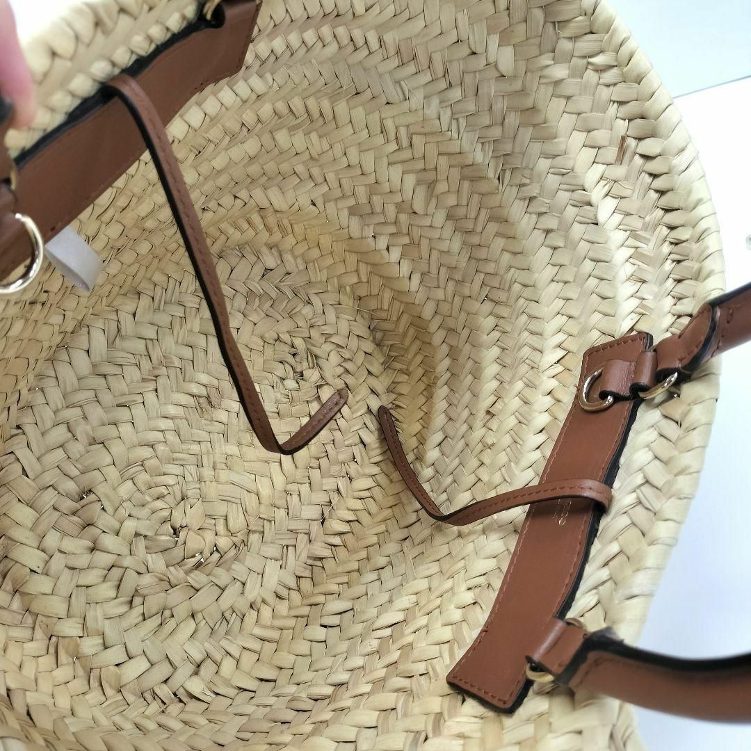 JIMMY CHOO - ジミーチュウ カゴ バッグ 2WAY トート ハンドの JIMMY CHOO - ジミーチュウ カゴ バッグ 2WAY トート ハンドの