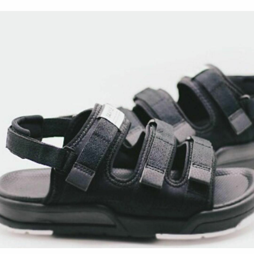 ◆残り僅か◆ベルクロ スポーツサンダル ブラック 【40】 メンズの靴/シューズ(サンダル)の商品写真