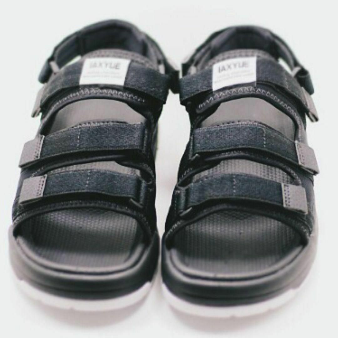 ◆残り僅か◆ベルクロ スポーツサンダル ブラック 【40】 メンズの靴/シューズ(サンダル)の商品写真