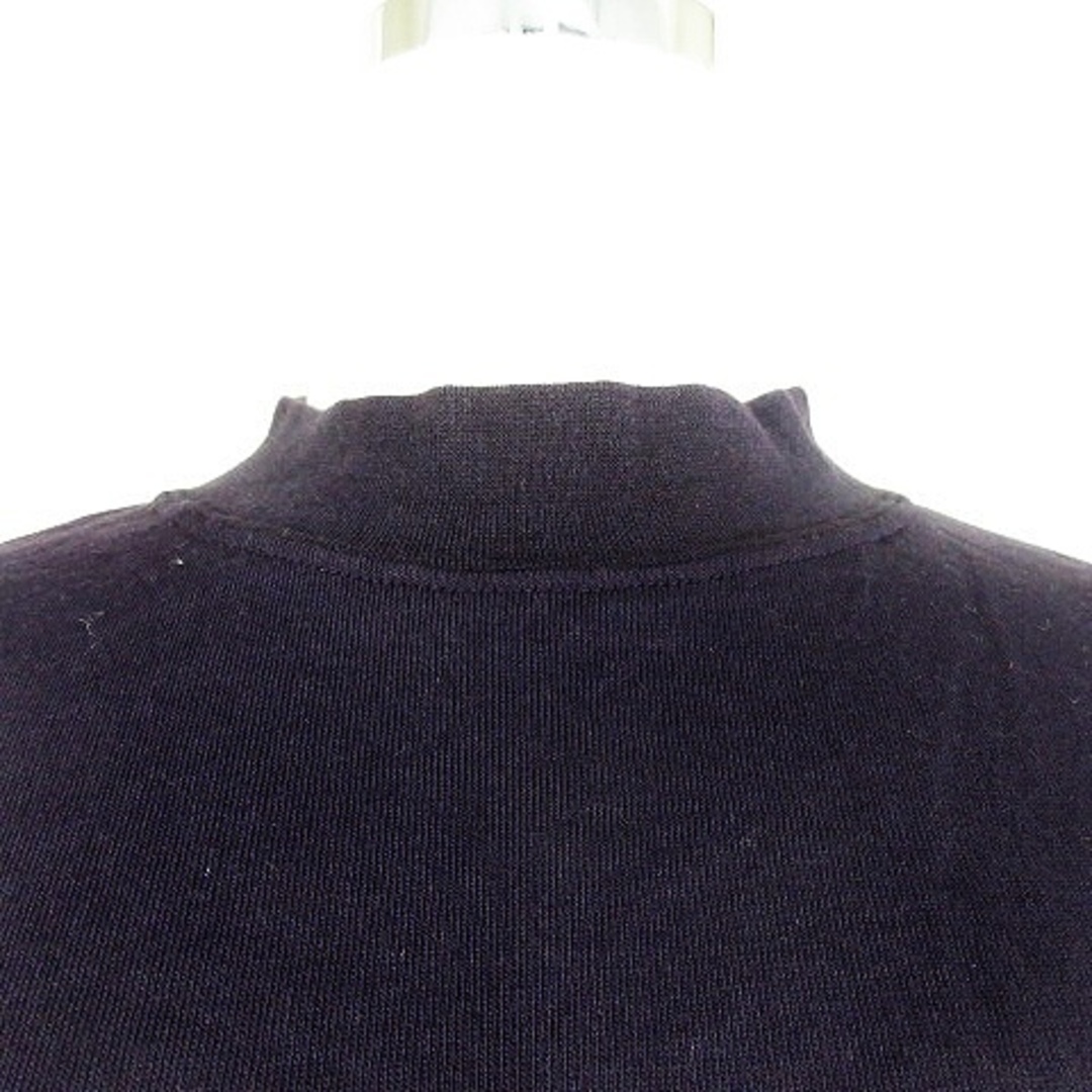 coen(コーエン)のコーエン Tシャツ カットソー 半袖 ハイネック 薄手 無地 F 紫 トップス レディースのトップス(Tシャツ(半袖/袖なし))の商品写真
