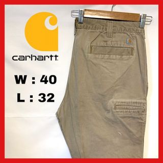 カーハート(carhartt)の90s 古着 カーハート ワークパンツ チノパン 40×32 (ワークパンツ/カーゴパンツ)