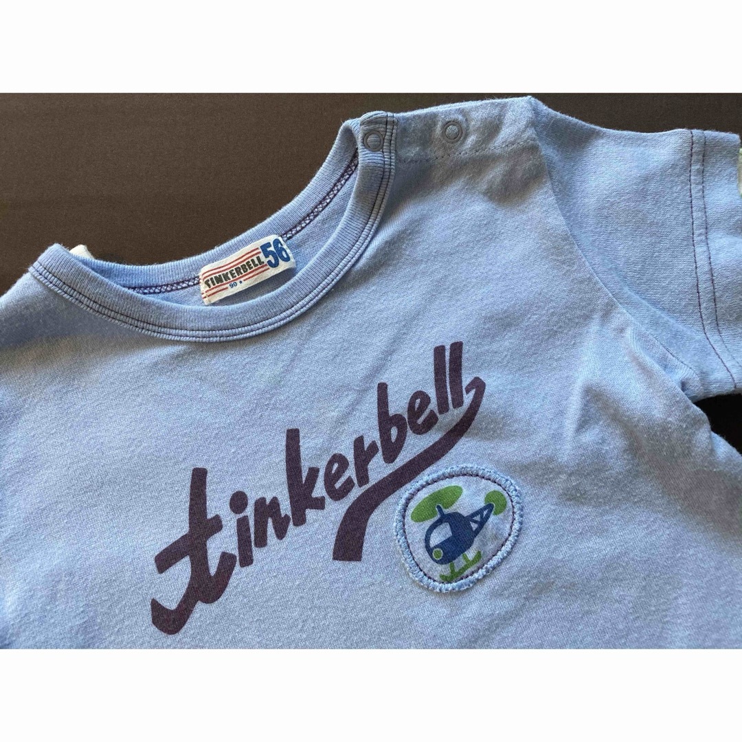 TINKERBELL(ティンカーベル)のティンカーベル　半袖　長袖　Tシャツ　セット　90cm キッズ/ベビー/マタニティのキッズ服男の子用(90cm~)(Tシャツ/カットソー)の商品写真