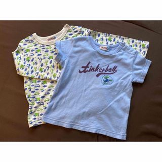 ティンカーベル(TINKERBELL)のティンカーベル　半袖　長袖　Tシャツ　セット　90cm(Tシャツ/カットソー)