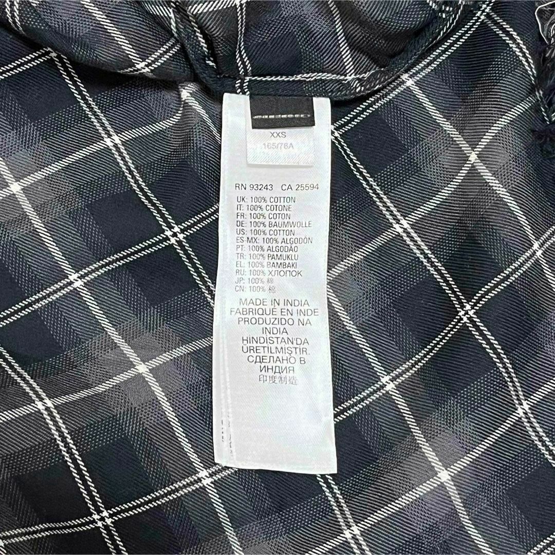 DIESEL(ディーゼル)の美品 DIESEL チェックシャツ シャツワンピース ブラック レディースのトップス(シャツ/ブラウス(長袖/七分))の商品写真