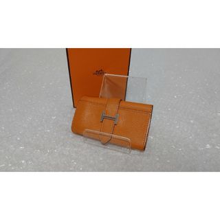 Hermes - 美品 HERMES ベアン キーケース オレンジ エルメス 4連フック