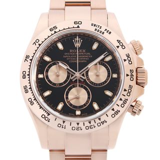 ロレックス(ROLEX)の【ご予約品】ロレックス コスモグラフ デイトナ 116505 ブラック ×ピンク ランダム番 メンズ 中古 腕時計(腕時計(アナログ))