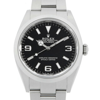 ロレックス(ROLEX)のロレックス エクスプローラーI 124270 ブラック ランダム番 メンズ 中古 腕時計(腕時計(アナログ))
