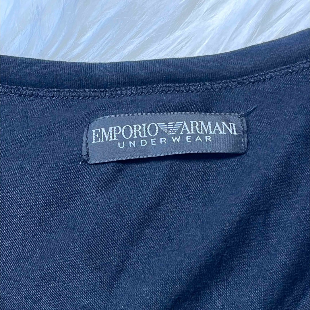 Emporio Armani(エンポリオアルマーニ)のTシャツ 半袖 背面ビックプリント 黒☆エンポリオアルマーニ メンズのトップス(Tシャツ/カットソー(半袖/袖なし))の商品写真