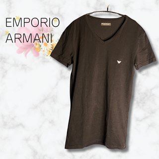 エンポリオアルマーニ(Emporio Armani)のTシャツ 半袖 背面ビックプリント 黒☆エンポリオアルマーニ(Tシャツ/カットソー(半袖/袖なし))