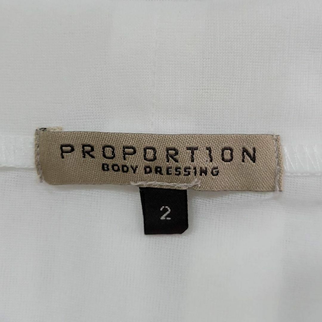 PROPORTION BODY DRESSING(プロポーションボディドレッシング)のプロポーションボディドレッシング ピンタックリボンブラウス ホワイト サイズS レディースのトップス(シャツ/ブラウス(長袖/七分))の商品写真