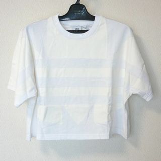 オリジナルス(Originals（adidas）)の新品(レディースXL)(OT)アディダスオリジナルス 白トレフォイルTシャツ(Tシャツ(半袖/袖なし))