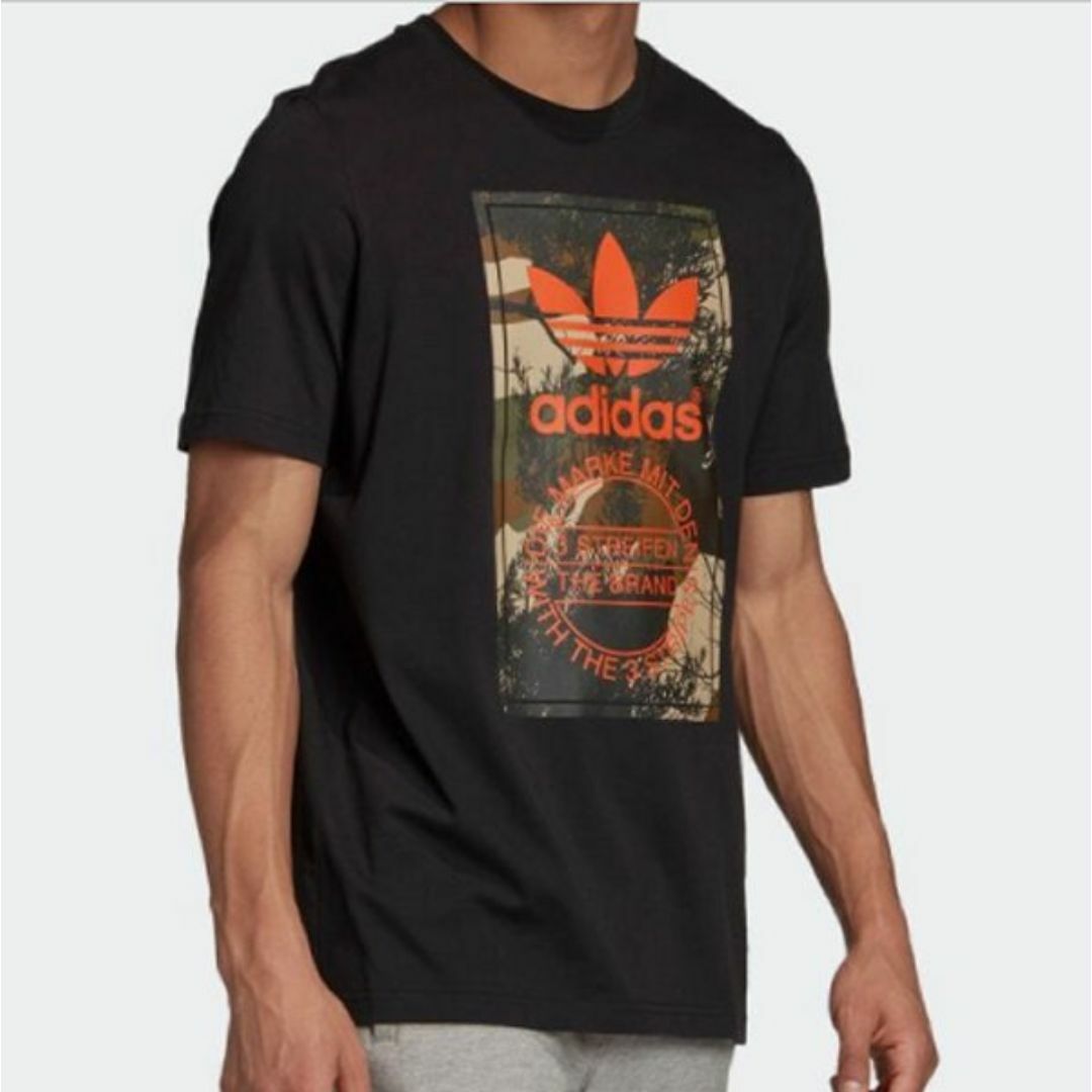 Originals（adidas）(オリジナルス)の新品◆(メンズL)アディダスオリジナルス 黒カモシュータンTシャツ メンズのトップス(Tシャツ/カットソー(半袖/袖なし))の商品写真