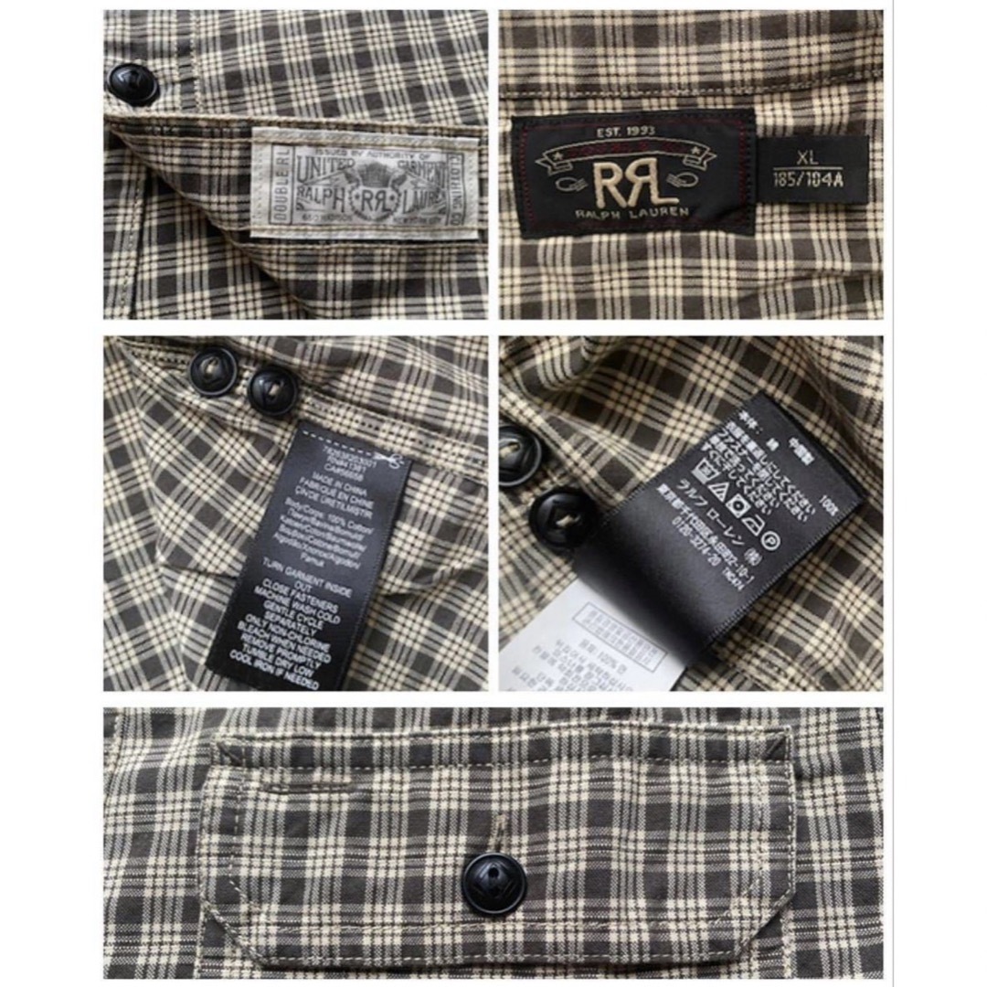 RRL(ダブルアールエル)の未使用 美品 RRL DOUBLE RL ダブルアールエル ワーク シャツ XL メンズのトップス(シャツ)の商品写真