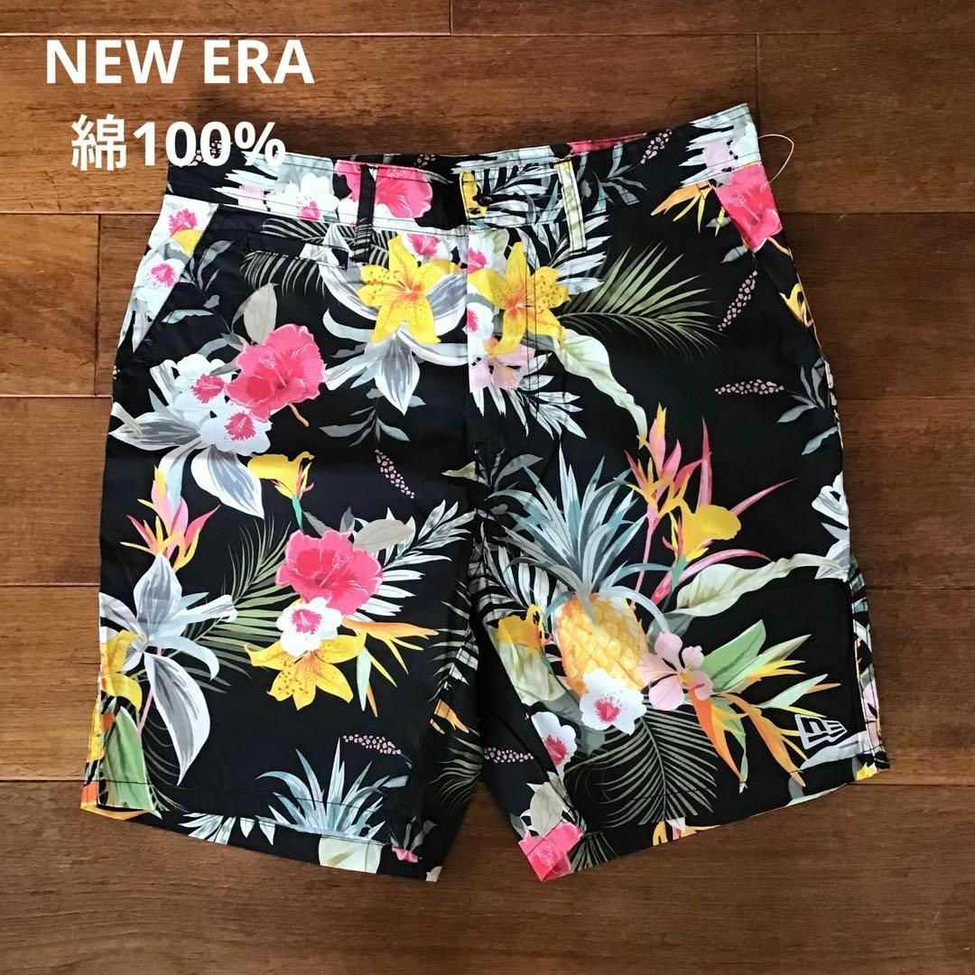 NEW ERA(ニューエラー)のニューエラ　NEW ERA ゴルフ　ウェア　トロピカル調　ショートパンツ メンズのパンツ(ショートパンツ)の商品写真