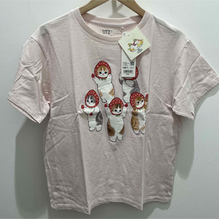 新品 未使用品  モフサンド ユニクロ 半袖 Tシャツ 130 UT(Tシャツ/カットソー)