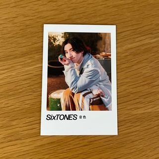 ストーンズ(SixTONES)の京本大我 音色 初回盤特典(アイドルグッズ)