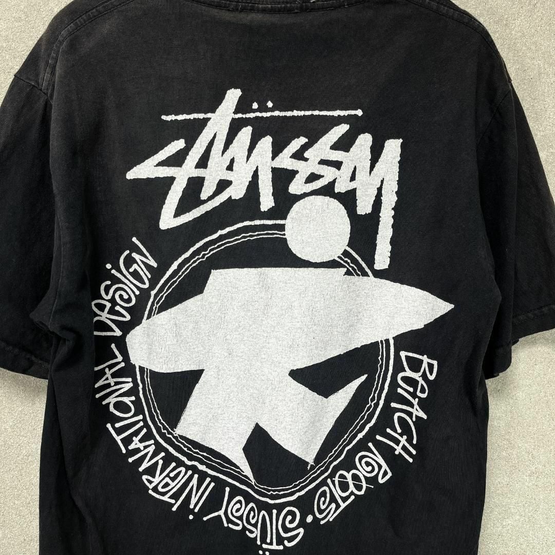 STUSSY(ステューシー)のステューシー　ロゴTシャツ Sサイズ ブラック メンズのトップス(Tシャツ/カットソー(半袖/袖なし))の商品写真