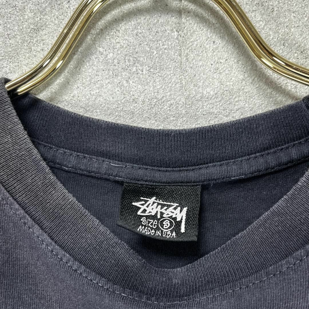STUSSY(ステューシー)のステューシー　ロゴTシャツ Sサイズ ブラック メンズのトップス(Tシャツ/カットソー(半袖/袖なし))の商品写真