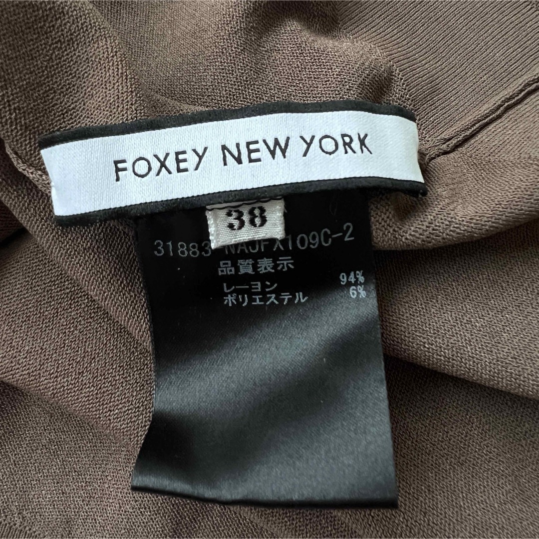 FOXEY NEW YORK(フォクシーニューヨーク)の美品 FOXEY NEWYORK フォクシー　ボレロカーディガン　ニット レディースのトップス(カーディガン)の商品写真